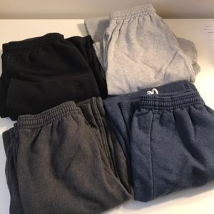 4 Pair of Hanes Sweat Pants